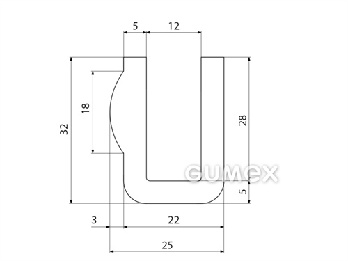 SILIKONPROFILE U-FORM